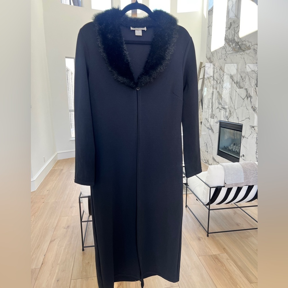Indications Faux Fur Duster
